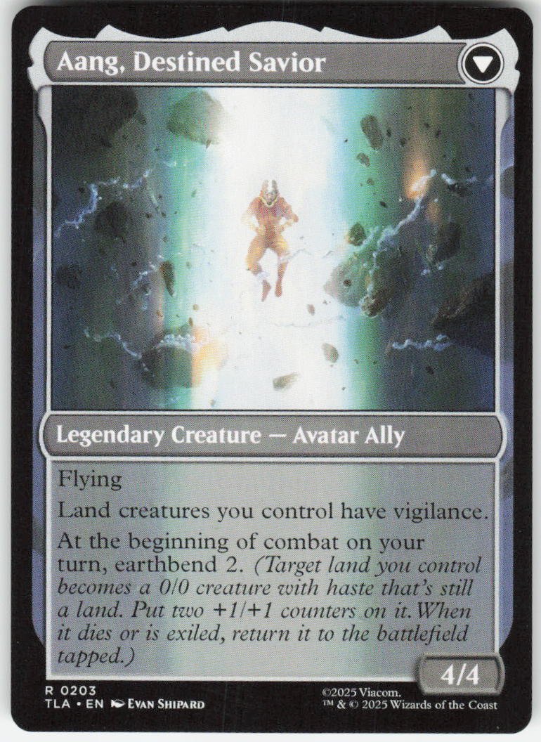 Aang, at the Crossroads R Avatar: The Last Airbender 203 NM (Back)