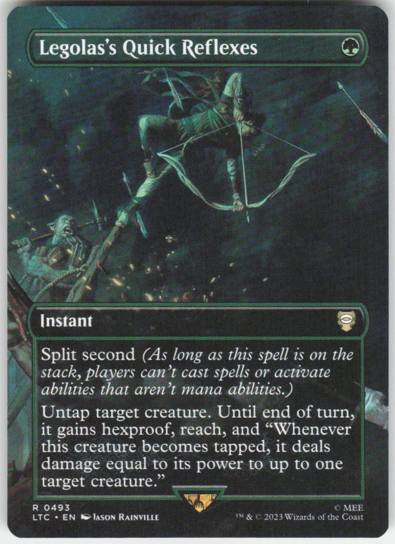 Legolas's Quick Reflexes (Borderless) R Commander: The Lord of the Rings: Tales of Middle-earth 493 NM