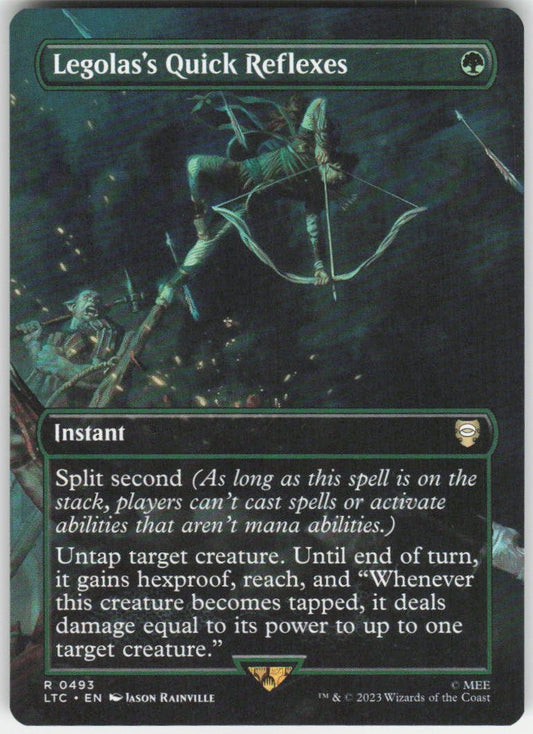 Legolas's Quick Reflexes (Borderless) R Commander: The Lord of the Rings: Tales of Middle-earth 493 NM