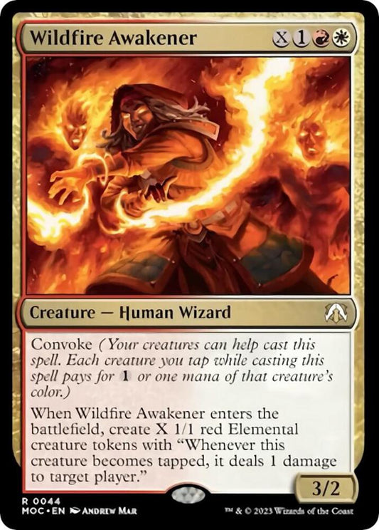 Wildfire Awakener 44 Rare Commander: March of the Machine NM/M