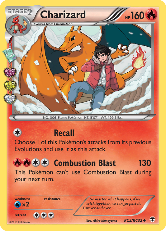 Charizard RC5/RC32 Uncommon Generations Holo NM/M
