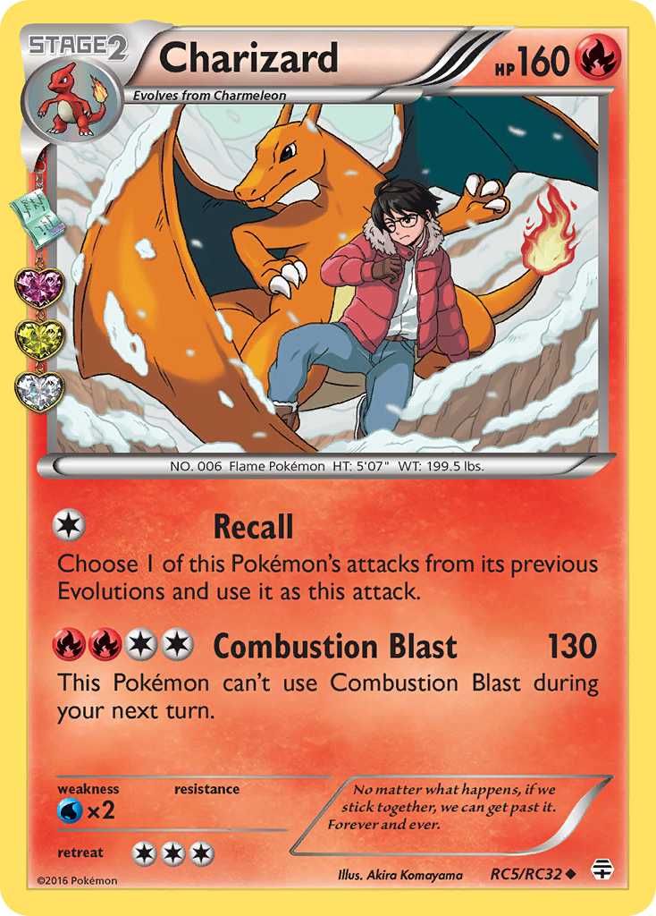 Charizard RC5/RC32 Uncommon Generations NM/M