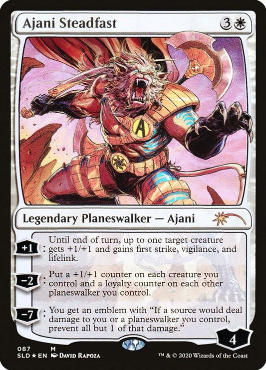Ajani Steadfast 87 Promo Foil Secret Lair Drop Series Holo NM/M