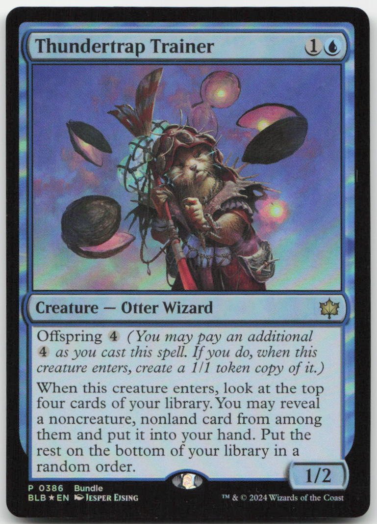 Thundertrap Trainer (BLB Bundle) P Unique and Miscellaneous Promos 386 NM