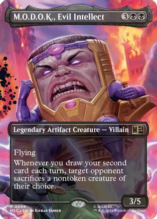 M.O.D.O.K., Evil Intellect (Borderless) 509 Commander: Marvel Super Heroes NM/M