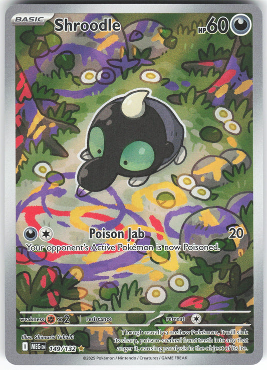 Shroodle - Illustration Rare ME01: Mega Evolution 149/132 NM