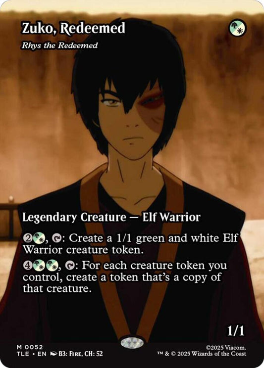 Zuko, Redeemed - Rhys the Redeemed (Borderless) 52 Avatar: The Last Airbender: Eternal-Legal NM/M