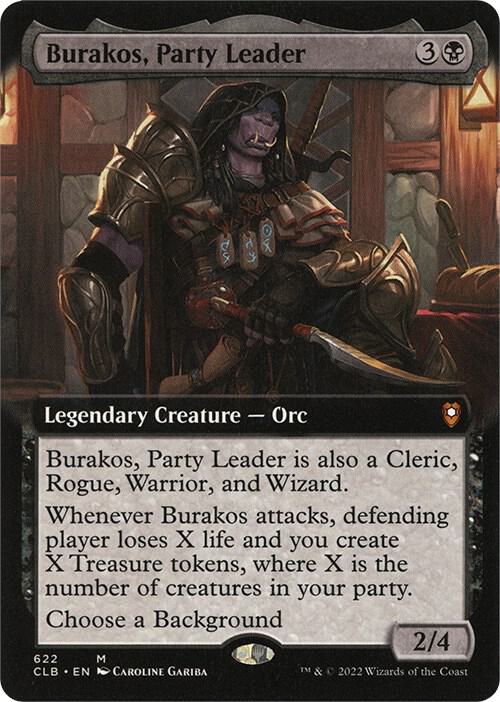 Burakos, Party Leader (Extended Art) 622 Commander Legends: Battle for Baldur's Gate NM/M