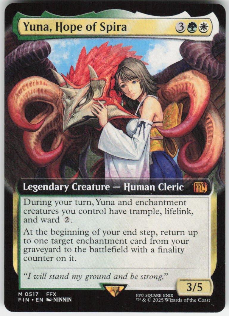 Yuna, Hope of Spira (Extended Art) M FINAL FANTASY 517 NM