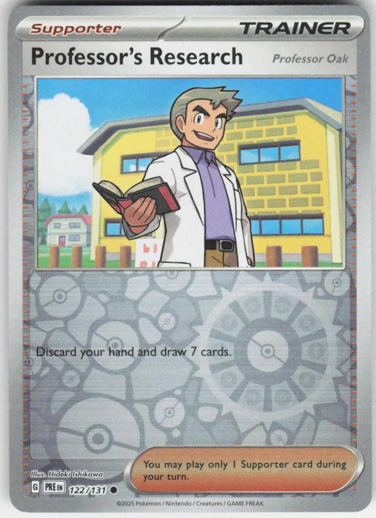 Professor's Research [Professor Oak] Common SV: Prismatic Evolutions 122/131 NM 