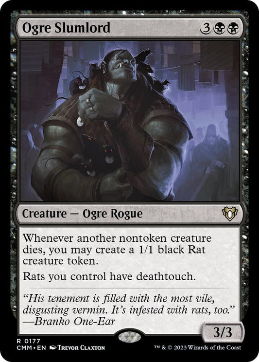 Ogre Slumlord 177 Rare Commander Masters NM/M