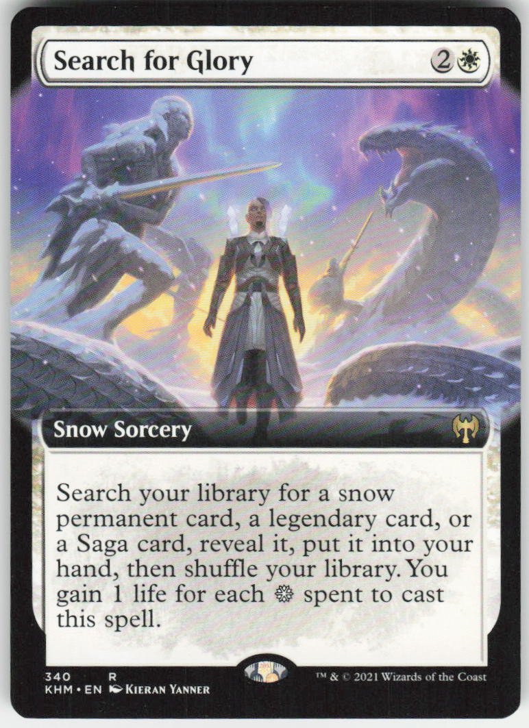 Search for Glory (Extended Art) R Kaldheim 340 NM