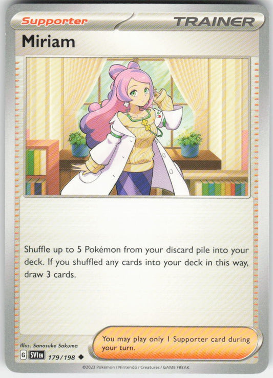 Miriam - Uncommon SV01: Scarlet & Violet Base Set 179/198 NM