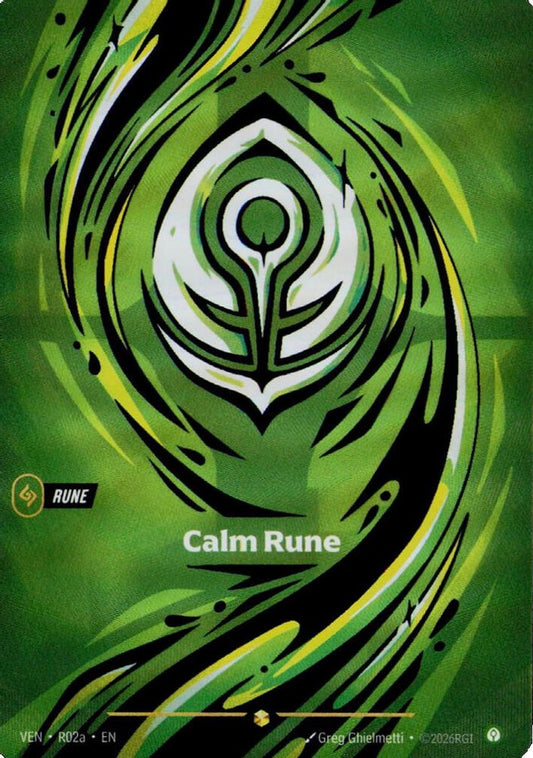 Calm Rune (R02a) R02A Showcase Vendetta NM/M