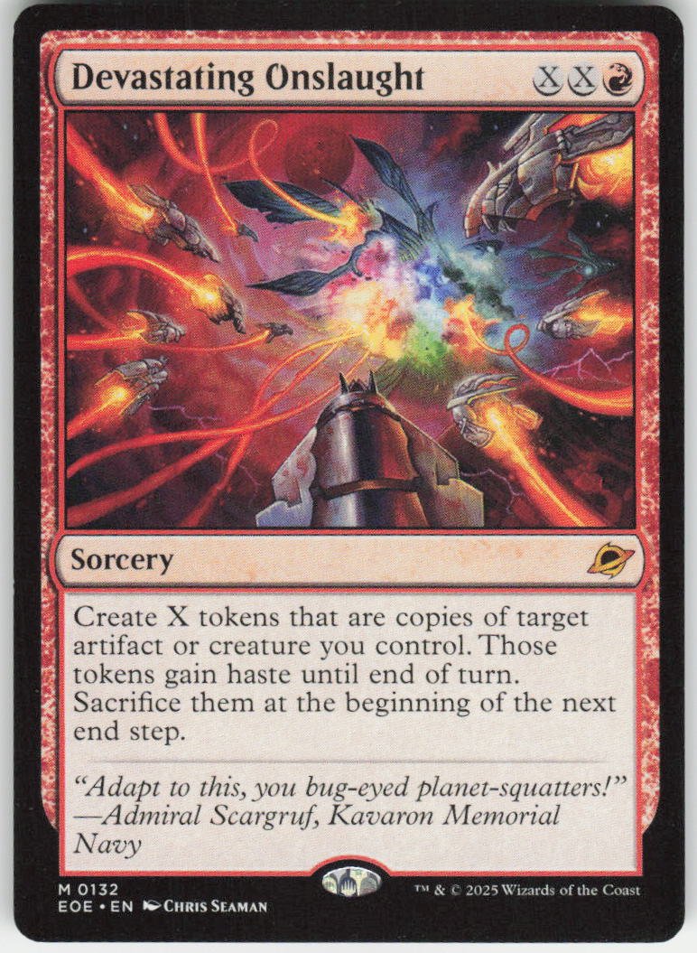 Devastating Onslaught M Edge of Eternities 132 NM