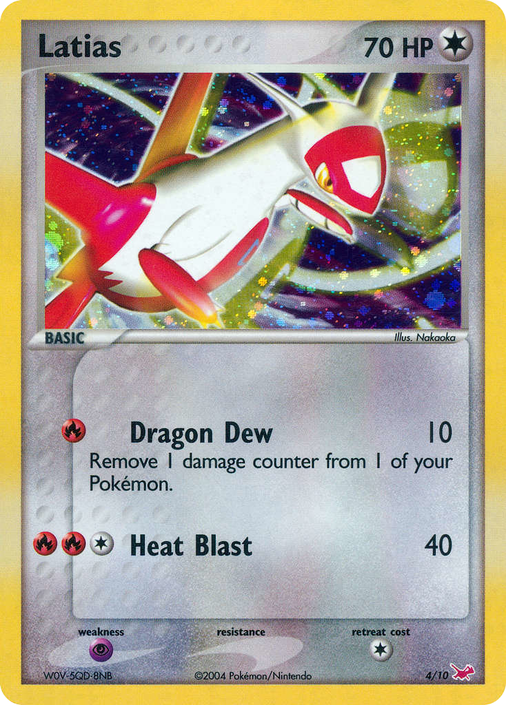 Latias 4/10 Holo EX Trainer Kit Latias NM/M
