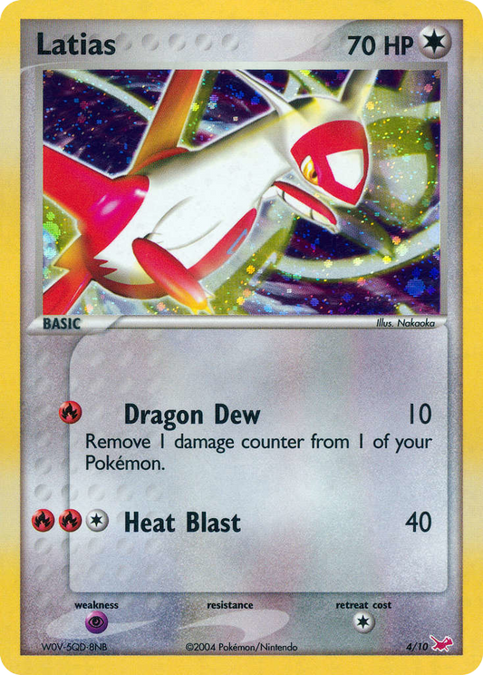 Latias 4/10 Holo EX Trainer Kit Latias NM/M