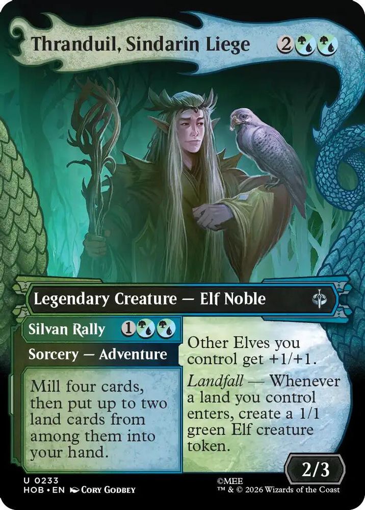 Thranduil, Sindarin Liege (Showcase) 233 Uncommon Foil The Hobbit NM/M