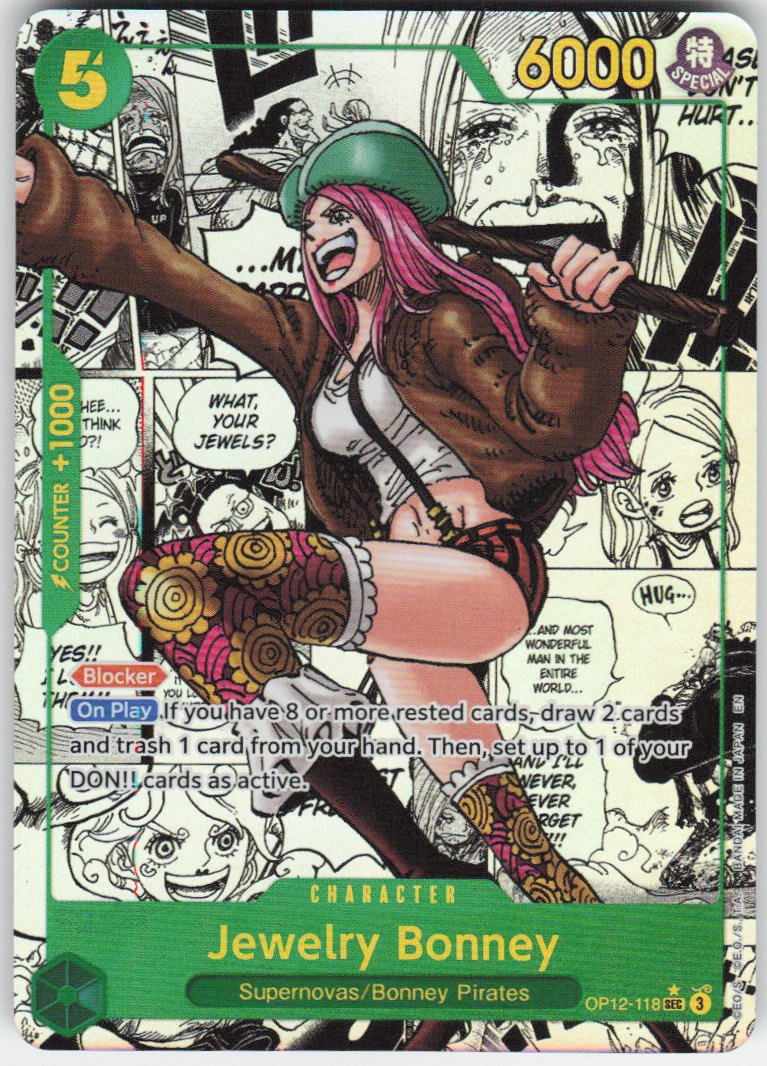 Jewelry Bonney (118) (Manga) SEC Legacy of the Master OP12-118 NM