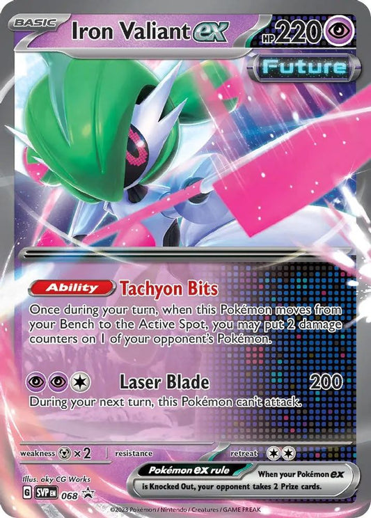 Iron Valiant ex 068 Promo Scarlet & Violet Promo Holo NM/M