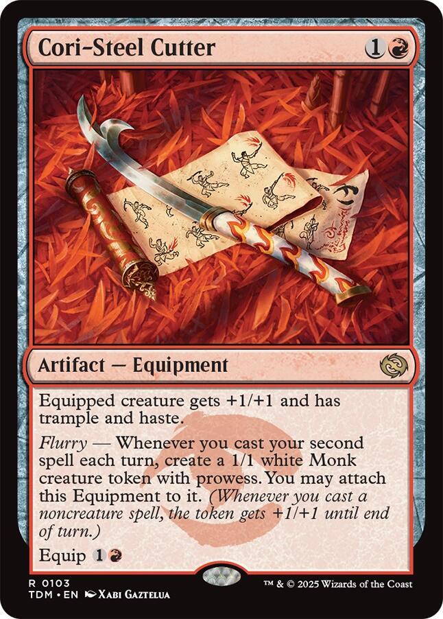 Cori-Steel Cutter 103 Rare Tarkir: Dragonstorm NM/M