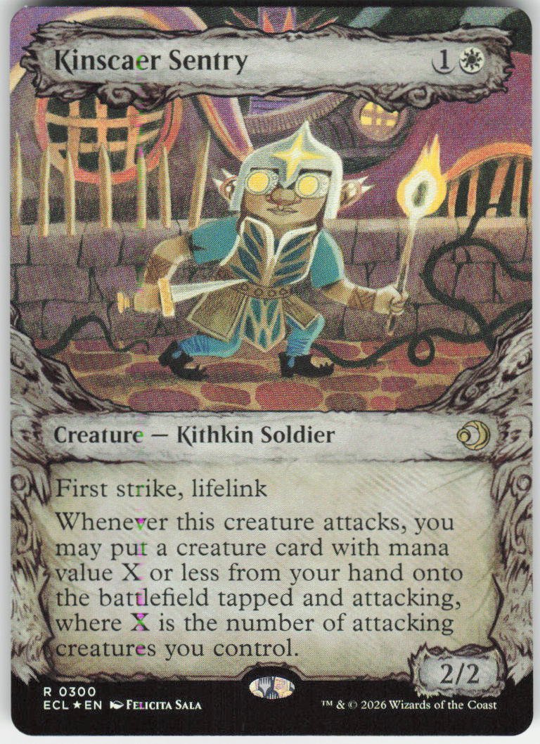 Kinscaer Sentry (Showcase Foil) R Lorwyn Eclipsed 300 NM