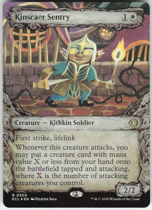 Kinscaer Sentry (Showcase Foil) R Lorwyn Eclipsed 300 NM