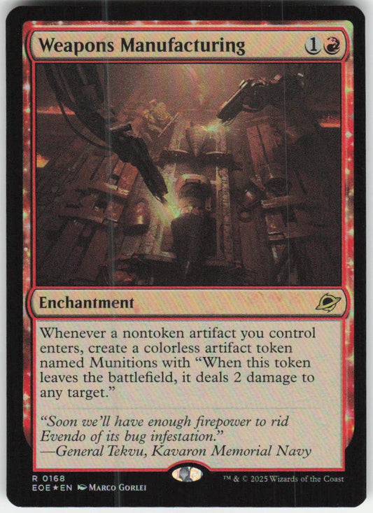 Weapons Manufacturing (Foil) R Edge of Eternities 168 NM