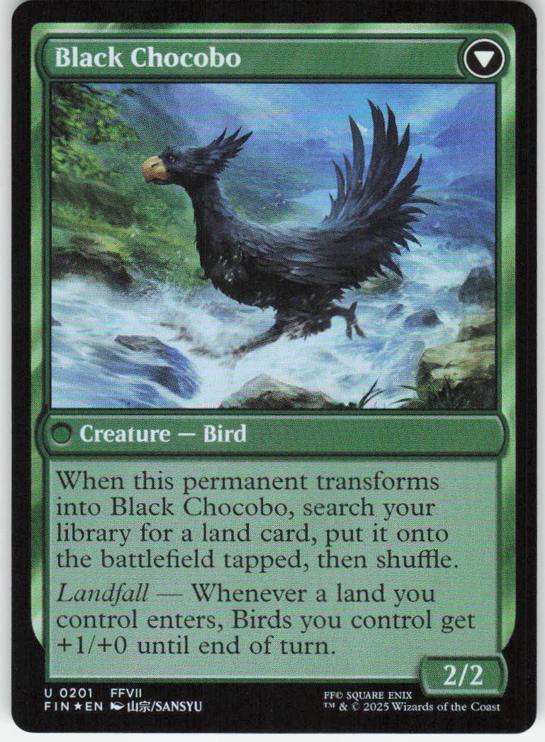 Sidequest: Raise a Chocobo U FINAL FANTASY 201 NM (Back)