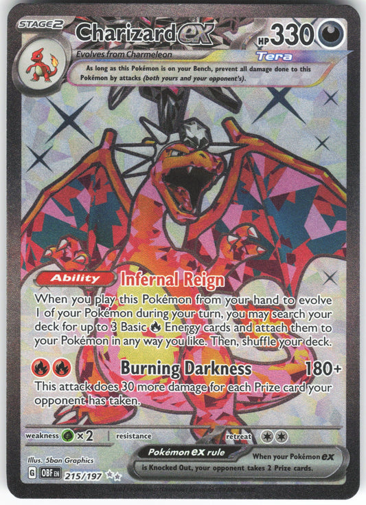 Charizard ex - Ultra Rare SV03: Obsidian Flames 215/197 NM
