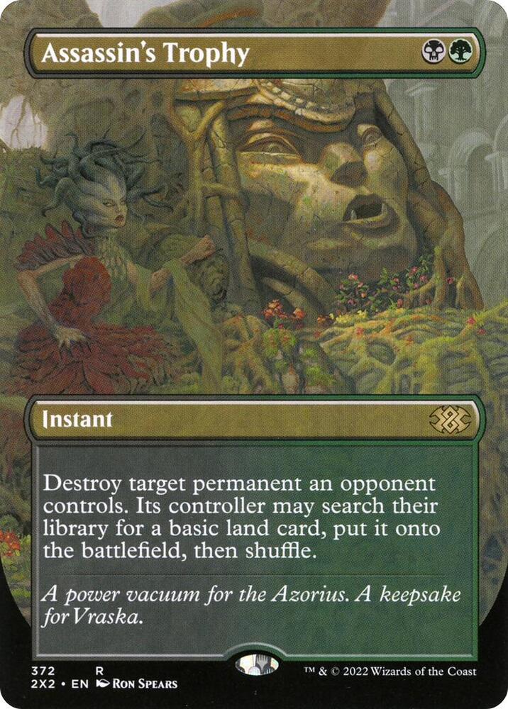 Assassin's Trophy (Borderless) 372 Rare Foil Double Masters 2022 NM/M