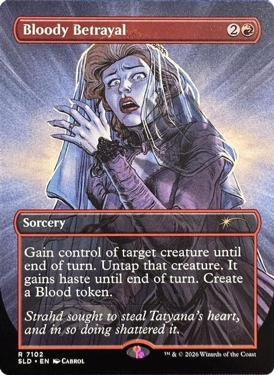 Bloody Betrayal 7102 Rare Foil Secret Lair Drop Series NM/M