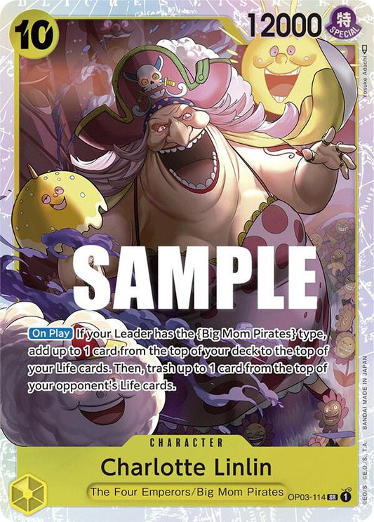 Charlotte Linlin (114) OP03-114 Super Rare Pillars of Strength NM/M