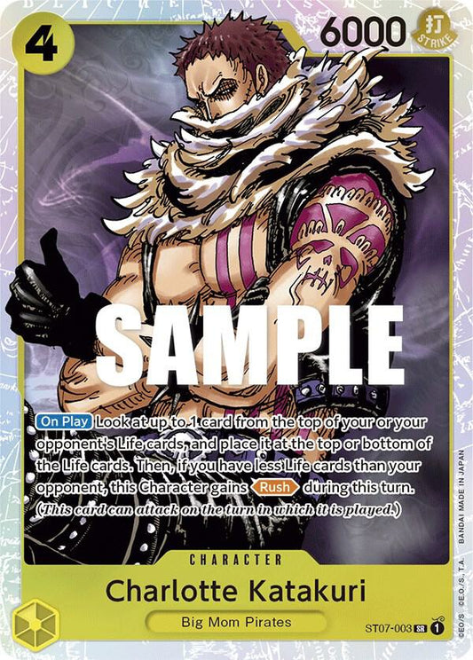 Charlotte Katakuri ST07-003 Super Rare Starter Deck 7: Big Mom Pirates NM/M