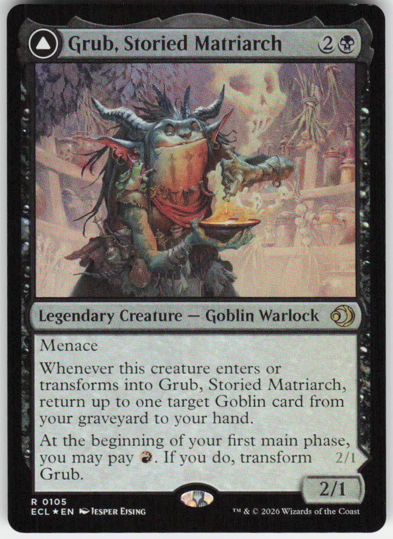 Grub, Storied Matriarch (Foil) R Lorwyn Eclipsed 105 NM