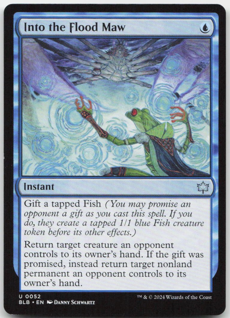 Into the Flood Maw U Bloomburrow 52 NM