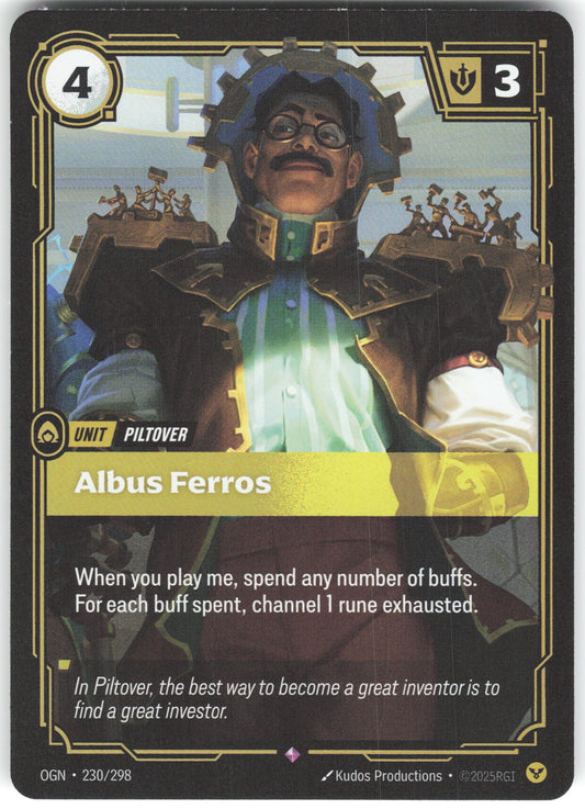 Albus Ferros Rare Origins 230/298 NM