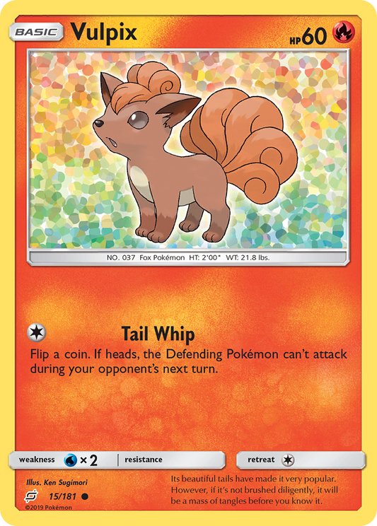 Vulpix 15/181 Common Team Up NM/M