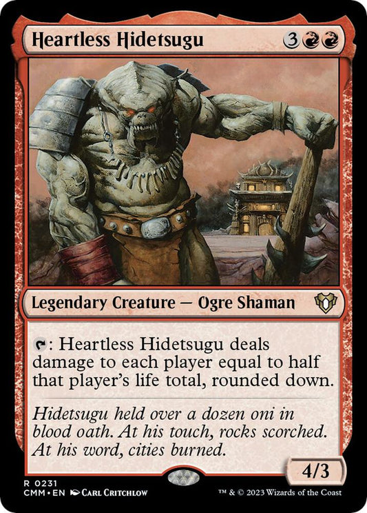 Heartless Hidetsugu 231 Rare Commander Masters NM/M