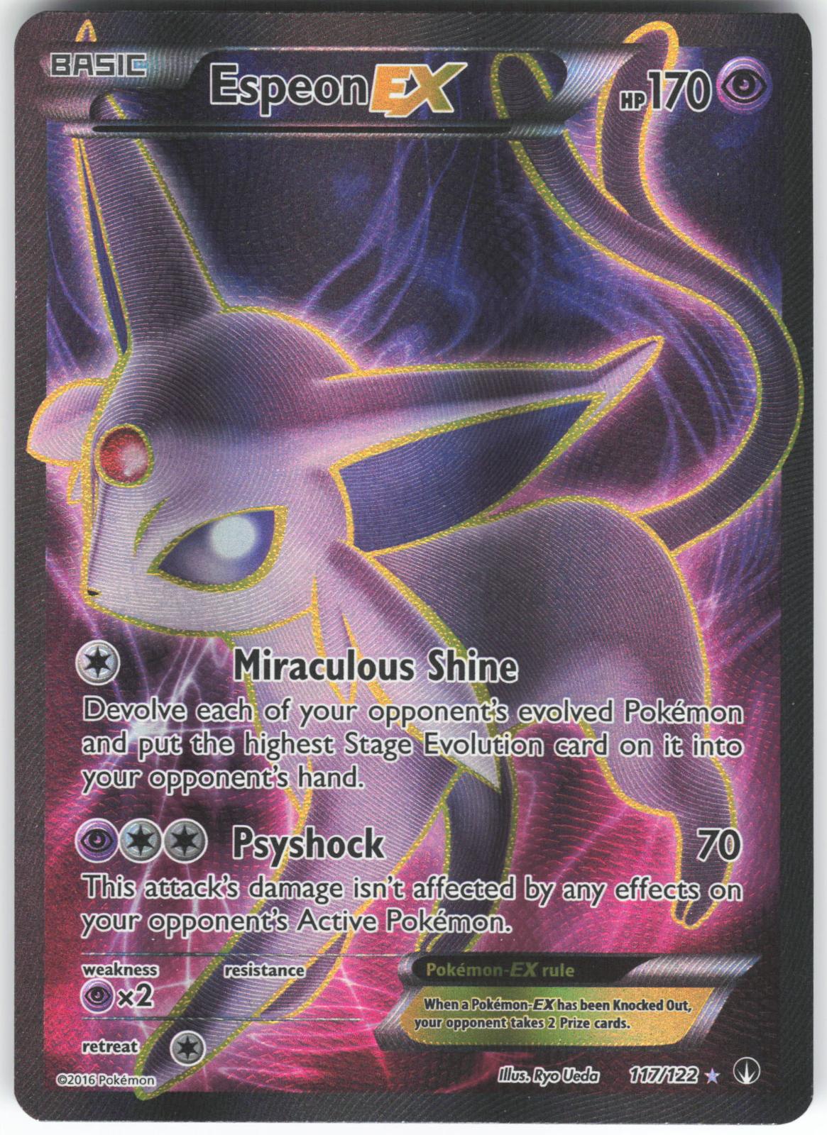 Espeon EX 117/122 Ultra Rare BREAKpoint NM/M