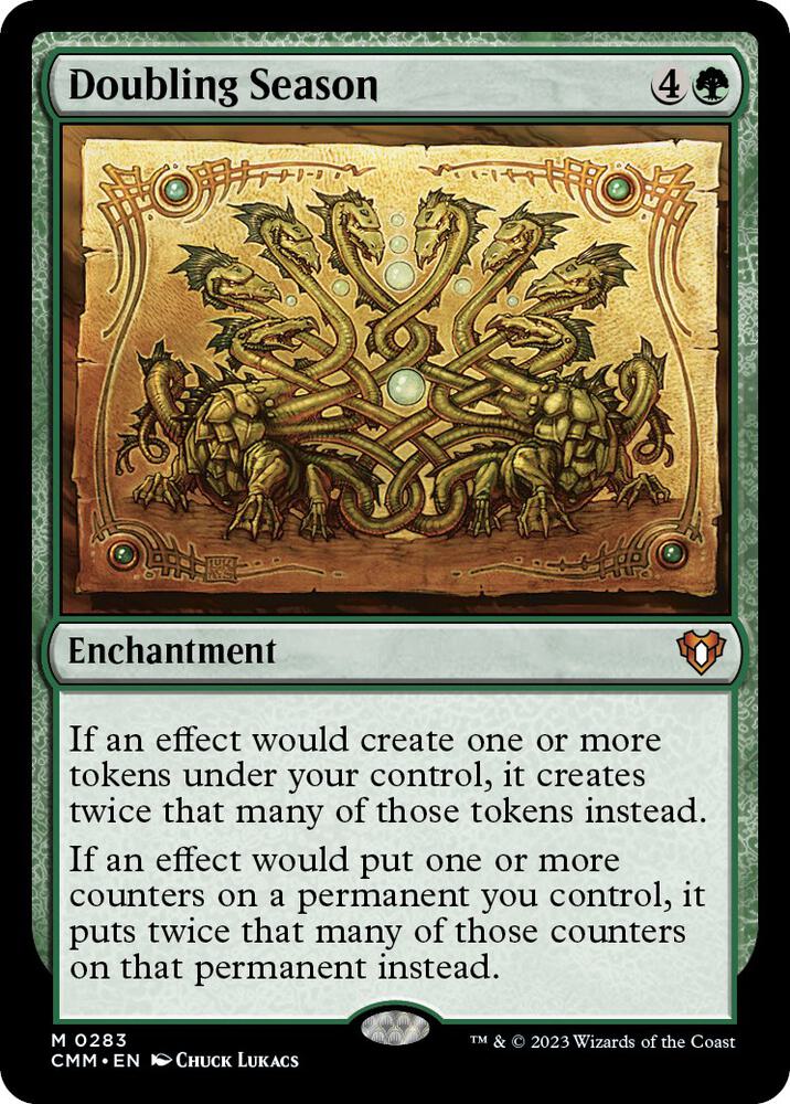 Doubling Season 283 Mythic Commander Masters NM/M