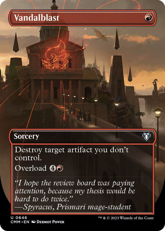 Vandalblast (Borderless) 646 Uncommon Commander Masters NM/M