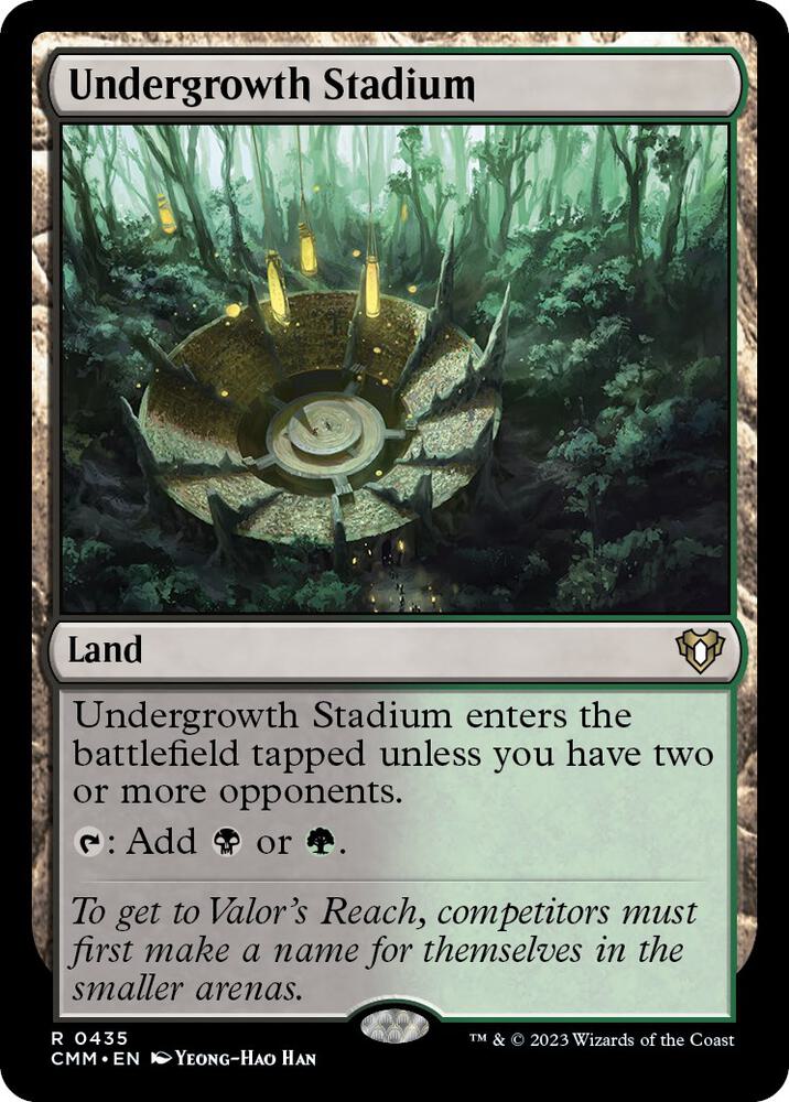 Undergrowth Stadium 435 Rare Commander Masters NM/M