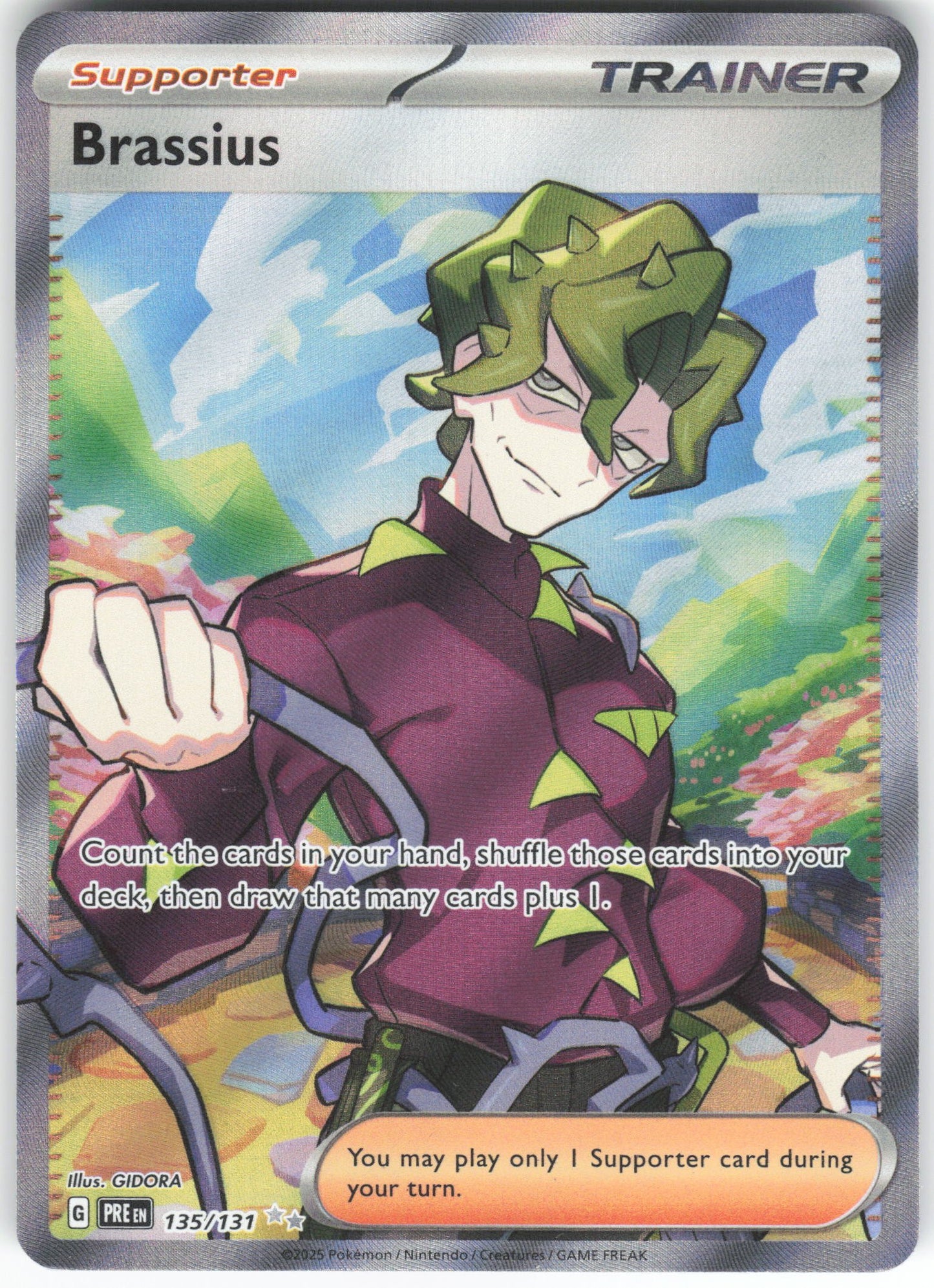 Brassius Ultra Rare SV: Prismatic Evolutions 135/131 NM