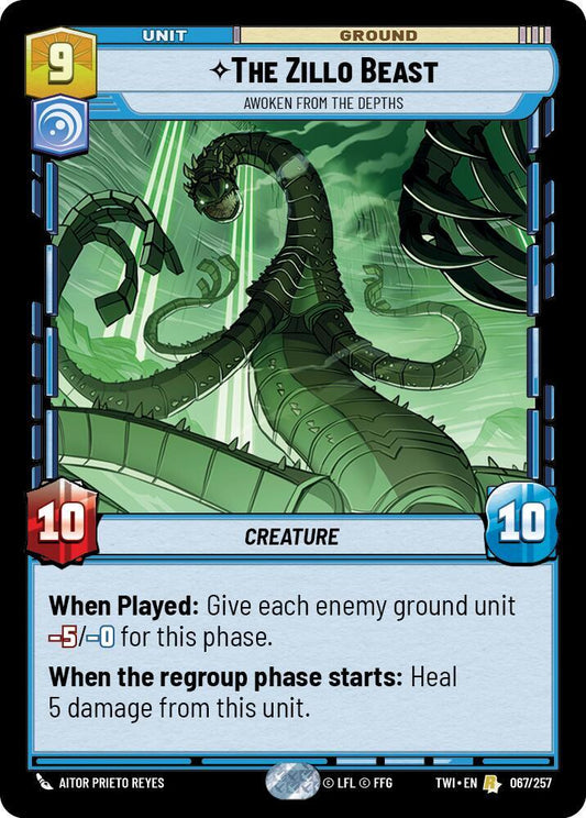 The Zillo Beast - Awoken From The Depths 067/257 Twilight of the Republic NM/M