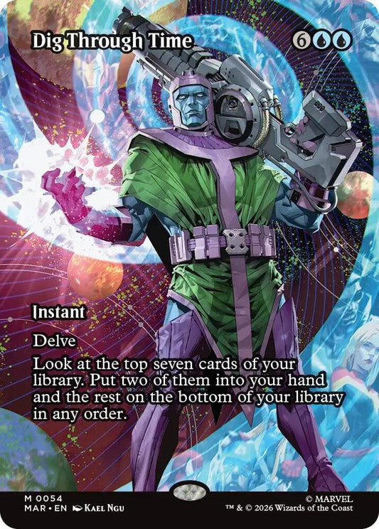 Dig Through Time (Borderless) 54 Mythic Marvel Universe Eternal-Legal NM/M