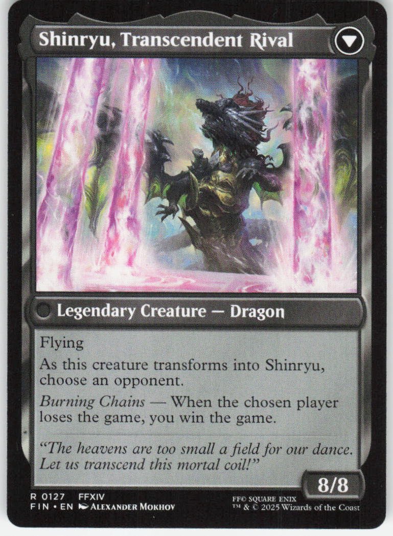 Zenos yae Galvus R FINAL FANTASY 127 NM (Back)