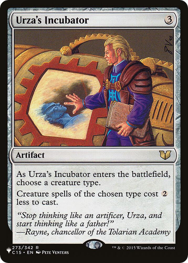 Urza's Incubator 273 Rare The List Reprints NM/M