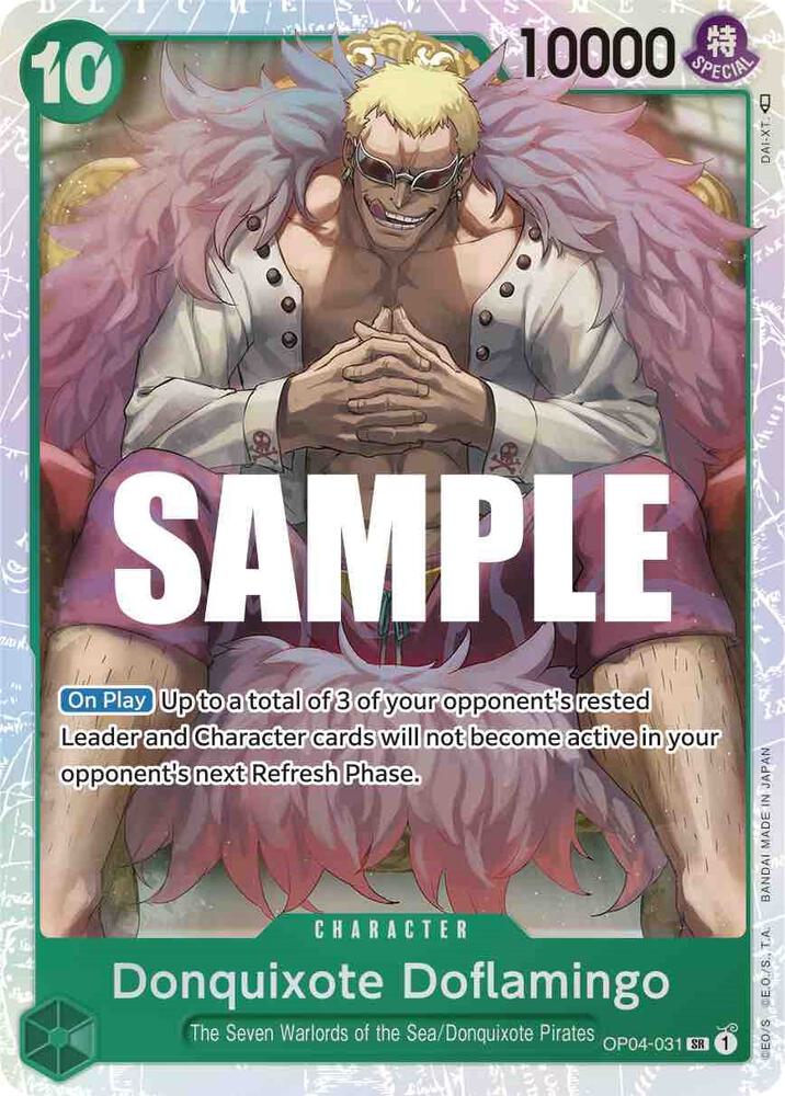 Donquixote Doflamingo (031) OP04-031 Super Rare Kingdoms of Intrigue NM/M