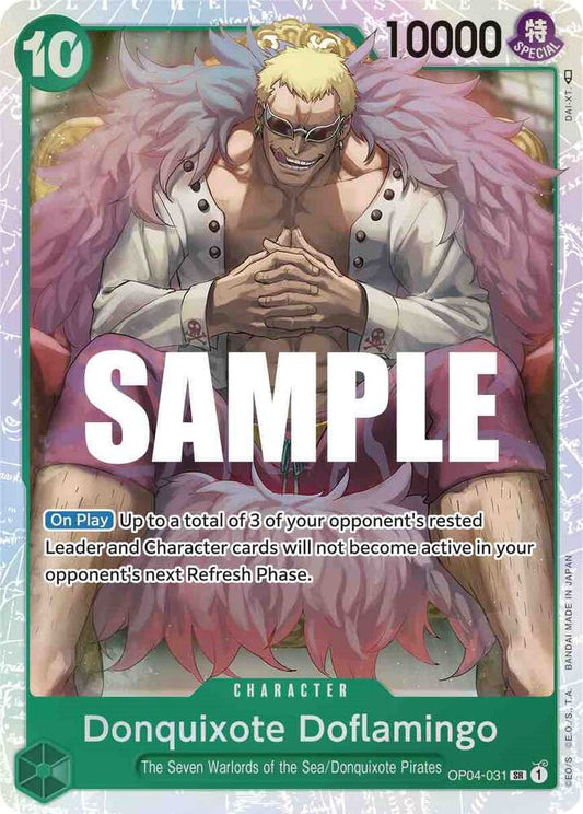 Donquixote Doflamingo (031) OP04-031 Super Rare Kingdoms of Intrigue NM/M